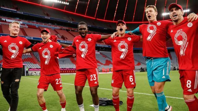 世界杯app下载-4个冠军+3场雪战+1场闹剧，拜仁9连冠赛季五味杂陈